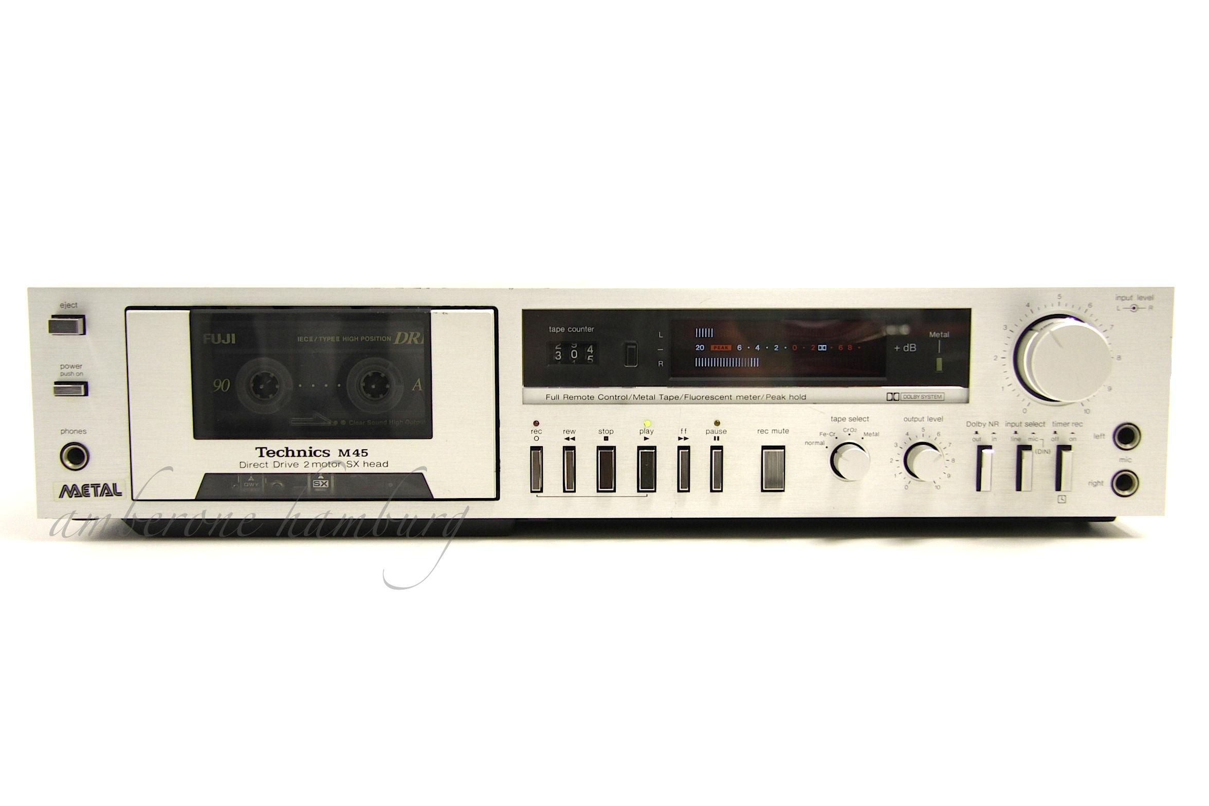 Kassettendeck Technics RS M45 Direct Drive