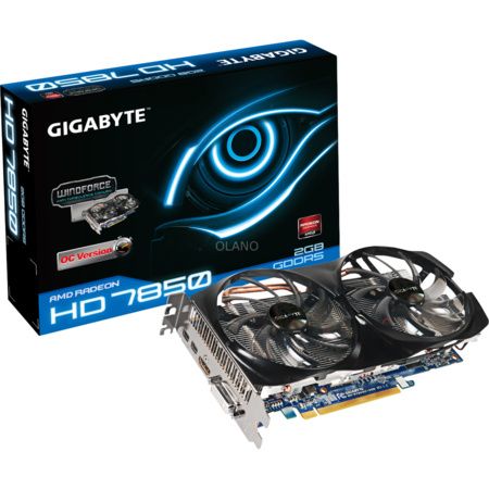 GIGABYTE Radeon HD 7850 OC Grafikkarte AMD GDDR5 2048 MB