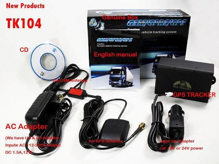 Quad Band Vehicle GPS Tracker TK104 Magnet Long Standby