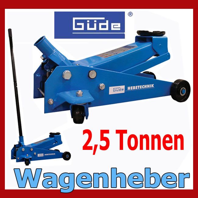 GÜDE GRH 480 RANGIERWAGENHEBER bis 2,5 TONNEN WAGENHEBER 495 mm