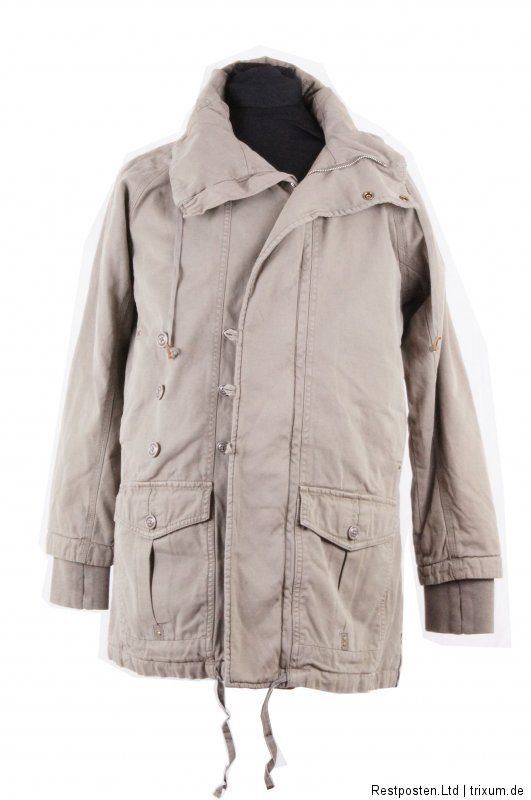 Diesel Parka Grudi Wattiert Olive in XS