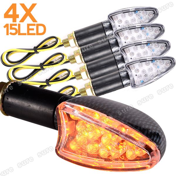 4X 14LED/15LED/16LED/18LED Motorrad Blinker Quad Roller Blinker Relais