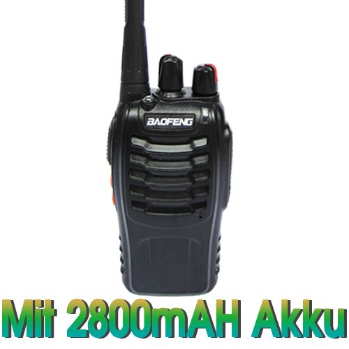  Funkgerät CTCSS CDCSS 2800mAh Walkie Talkie 400 470 Headset