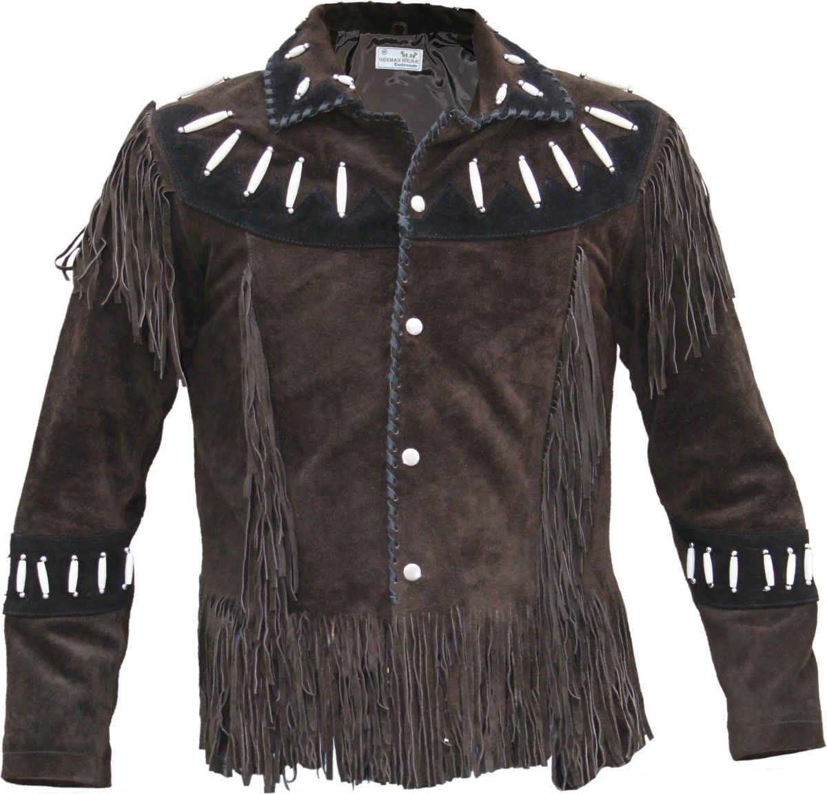 Western Lederjacke Indianer Tracht Westernjacke Reiter