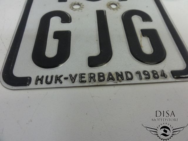 497 GJG/1984 Versicherungskennzeichen Kennzeichen Nummernschild