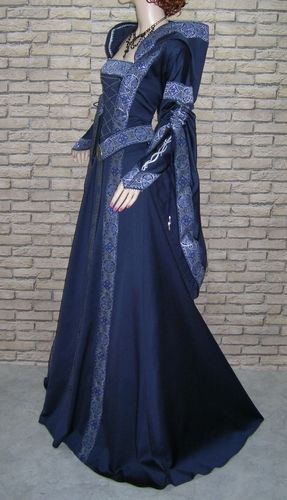 Elben*Mittelalterkleid*Gewand*Mittelalter*Kostüm*Brautkleid*Gothik