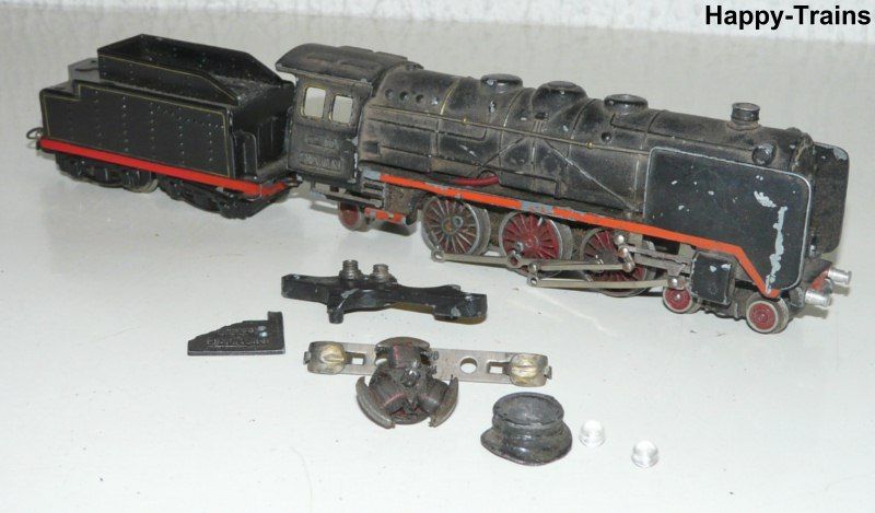 Märklin HR 700 Dampflok (Zinkpest) BR 01 m. Tender (ok) ca.1937   38