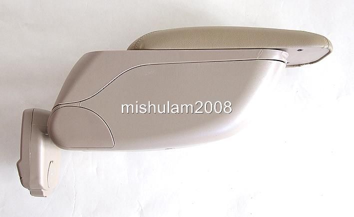 MITTELARMLEHNE LEDER BEIGE UNIVERSAL FÜR FIAT 500 ALBEA LINEA