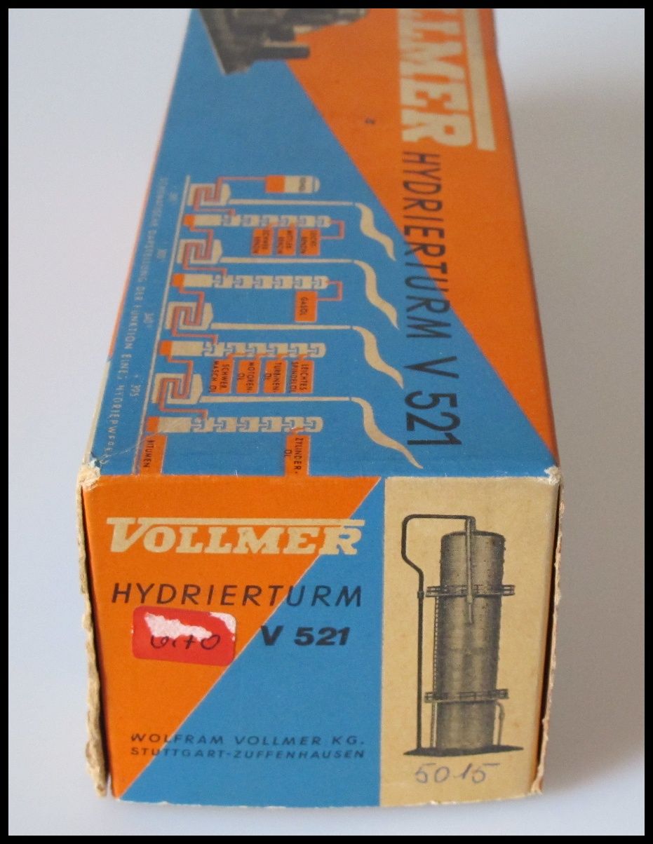 Vollmer Hydrierturm V521 Industrieanlage Fertigmodell