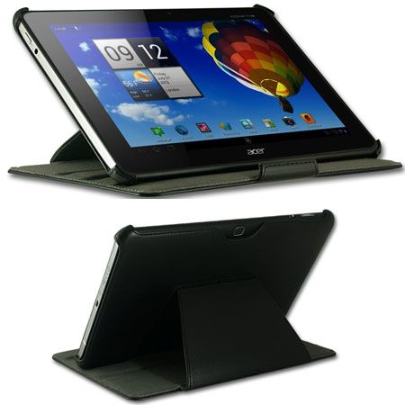 Acer Iconia Tab A510   A511   A700 Tablet Tasche schwarz Rotation 360