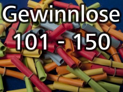 Gewinnlose Nr101 150 (Tombola Tombolalose Gewinne Lose)