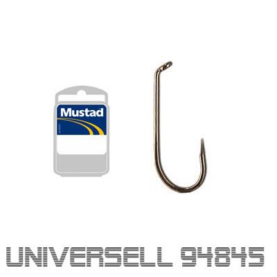 525 Mustad Fliegenhaken ohne Widerhaken Gr. 14 Nass  & Trockenfliegen