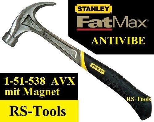 Antivibe Klauenhammer 1 51 538 Zimmermannshammer Latthammer AVX