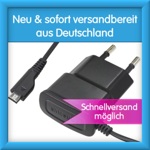 Original Ladegerät für Samsung GT S5380 Wave Y Handy Ladekabel