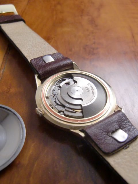 FEINE JUNGHANS AUTOMATIC J 651 BOX+PAPIERE 1967 NEUW.