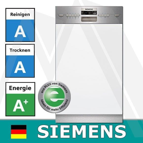 Siemens Geschirrspüler SR55M531EU Spülmaschine 45cm Edelstahl EEK