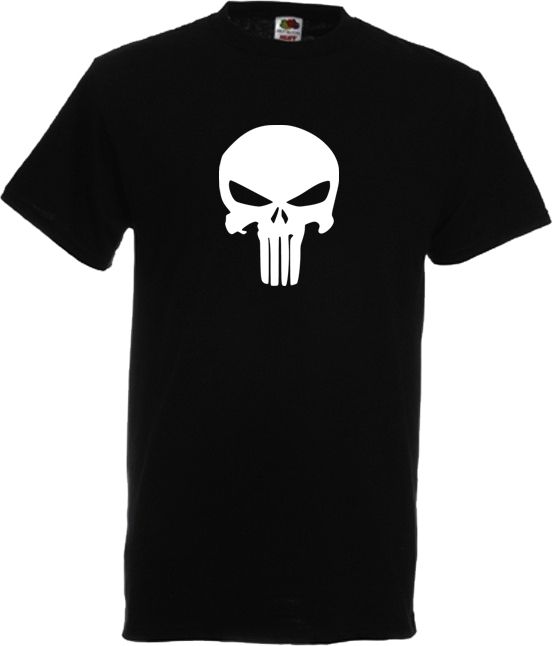 Fruit of the Loom Motivshirt / Funshirt  Punisher    Größen M bis