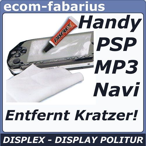 DISPLEX Display Kratzer Politur entfernen beseitigen