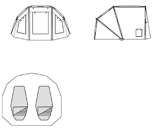 Anaconda Fortress Bivvy Zelt Dome einfach riesig lesen