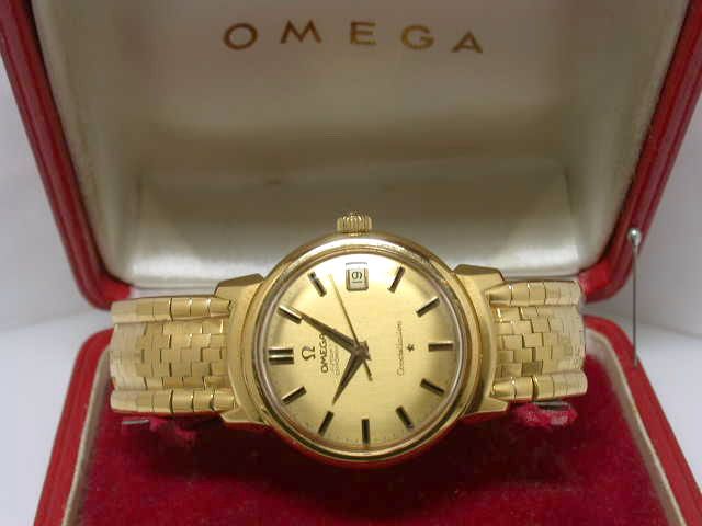 HERREN OMEGA CONSTELLATION KAL.561 18K 750 VOLLGOLD