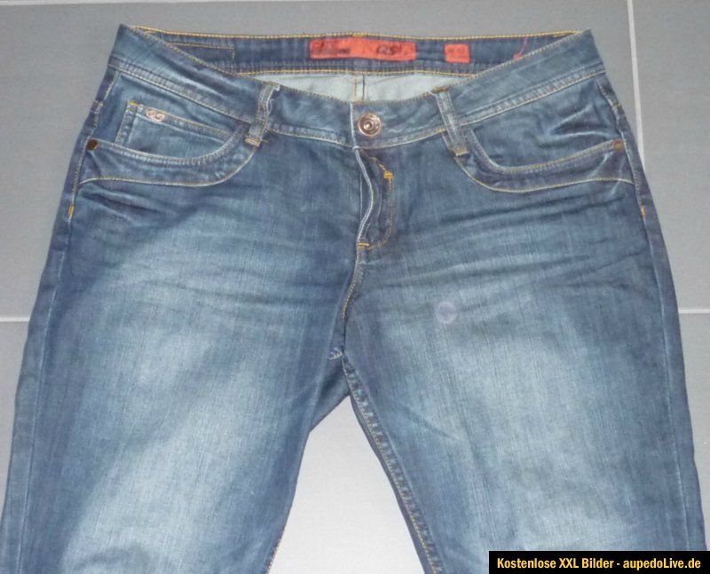 Jeans Hüftjeans QS by S.Oliver SOLIVER Gr. 42 CATIE slim low straight