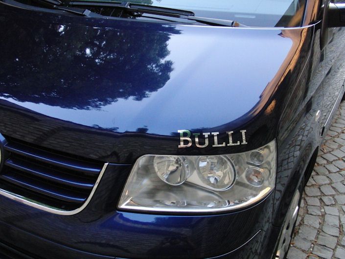 Bulli Aufkleber Chrom T1 T2 T3 T4 T5 Multivan VW