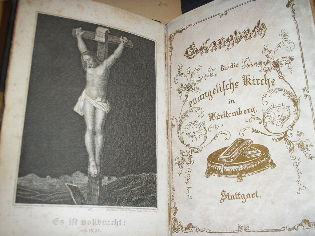 Evangelisches Gesangbuch Württemberg, um 1900