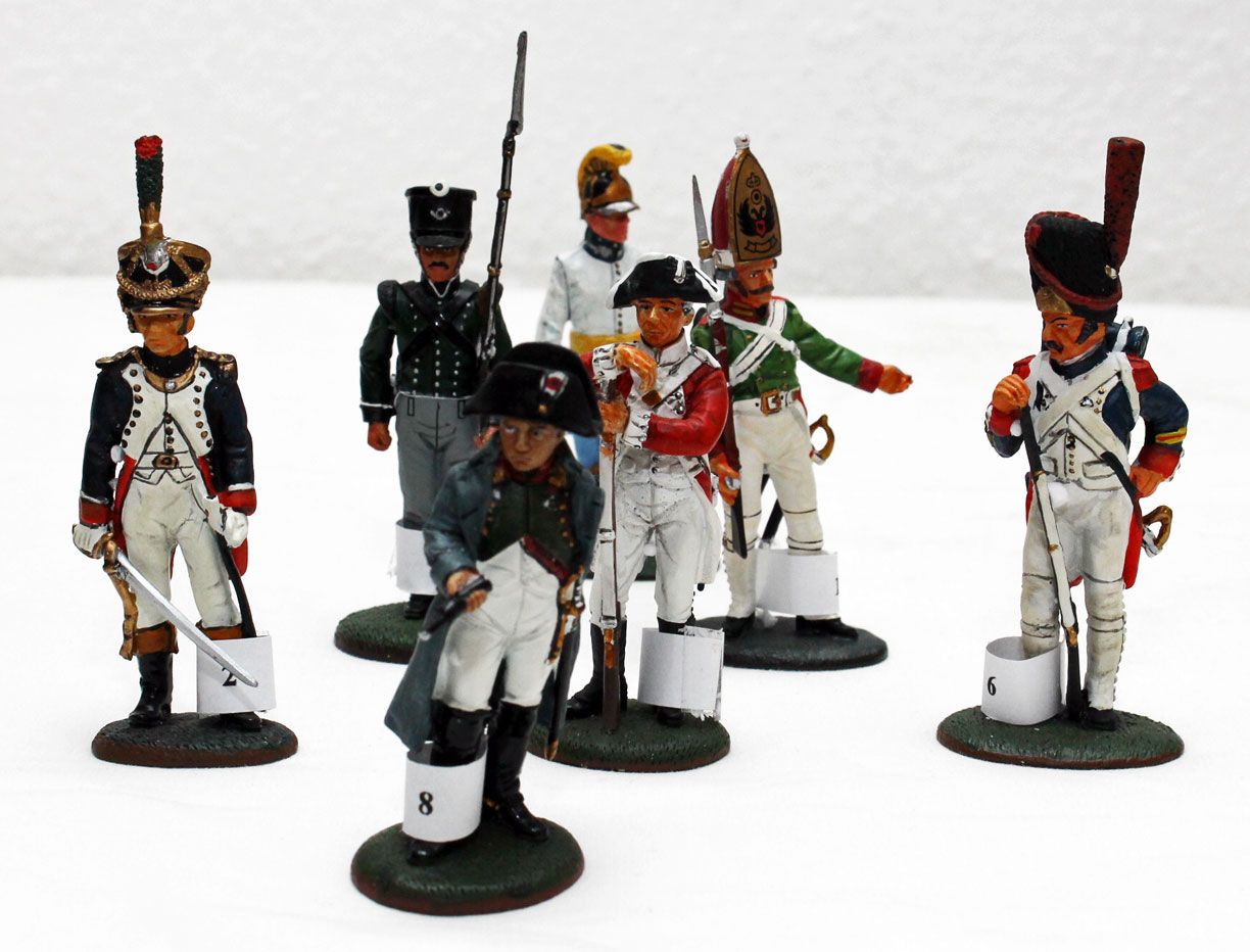 Del Prado Zinnfiguren Napoleonische Kriege Soldaten Nr. 1 10