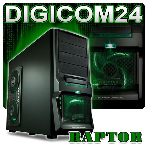 Gamer PC Intel Ivy Bridge Core i7 3770K 4x3,5Ghz  16GB  GTX560 2048MB