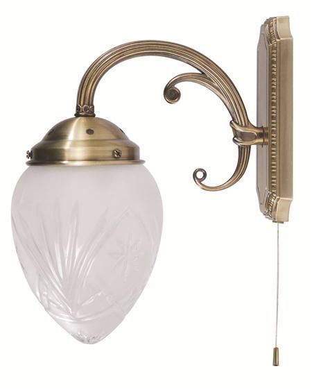 Deckenleuchte Deckenlampe Leuchte Messing Glas Jugendstil TRINITY von