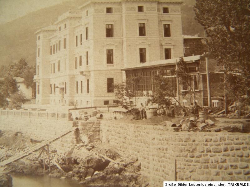 FIUME RIJEKA KROATIEN 1900 Kartonfoto 16,5x11,5cm Donaumonarchie