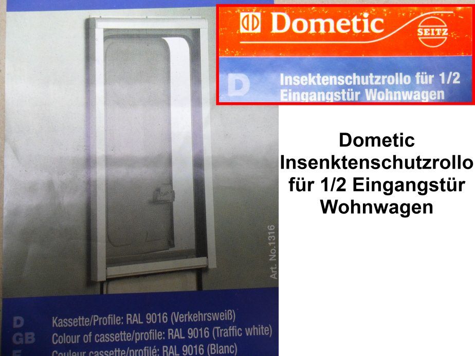 WOW Angebot Dometic Seitz Insektenschutz Rollo Eingangstuer Wohnwagen