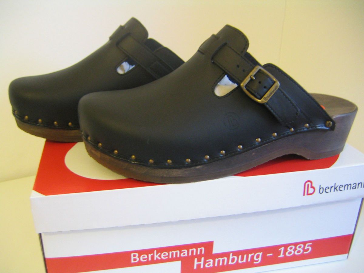 Berkemann Clogs, Holzclogs, Toeffler, Gr. 44 (9) , NEU , Riemen