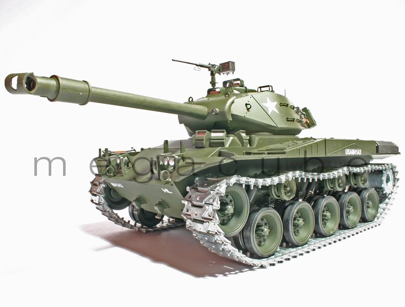 FERNGESTEUERTER RC PANZER M41A3 116 SCHUSS SOUND MET. KETTEN