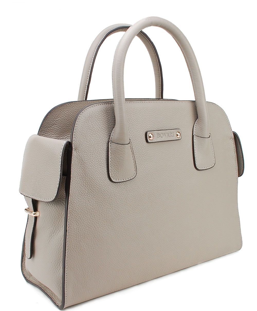 ORIGINAL BOVARI SENSUAL BAG* UVP 599€* HANDTASCHE*ECHT LEDER*TAUPE