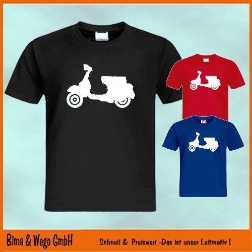 VESPA T Shirt Moped, Mokick, Mofa Gr. S XXL 10 595