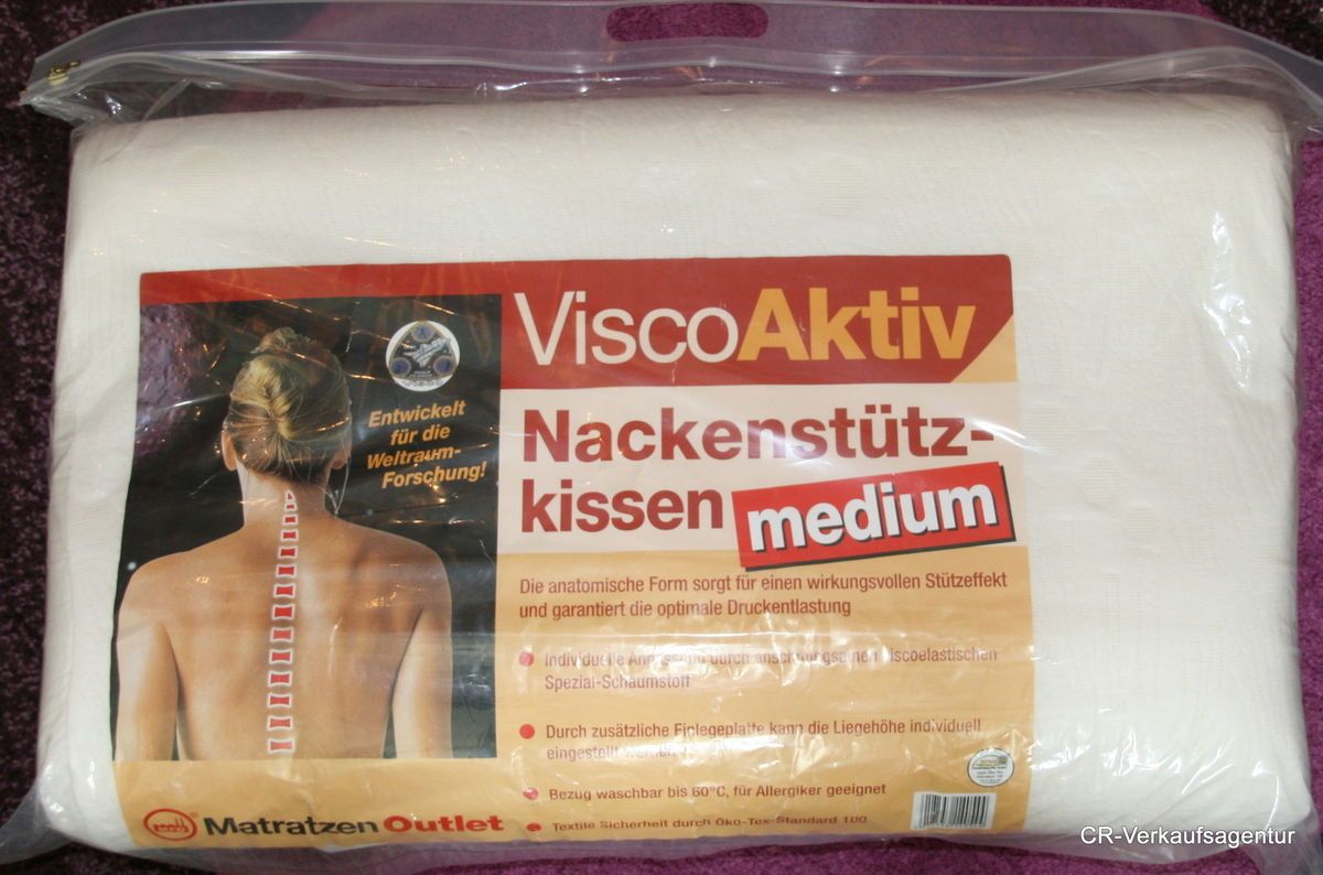 ViscoAktiv VISCO NACKENSTÜTZKISSEN MEDIUM NEU** TOP**605/24