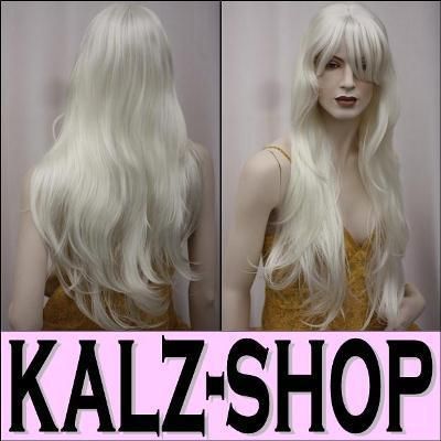 Wig Wigs Neu Zweithaar Perücke PL 093 20 weißblond (#613A) ca. 80 cm