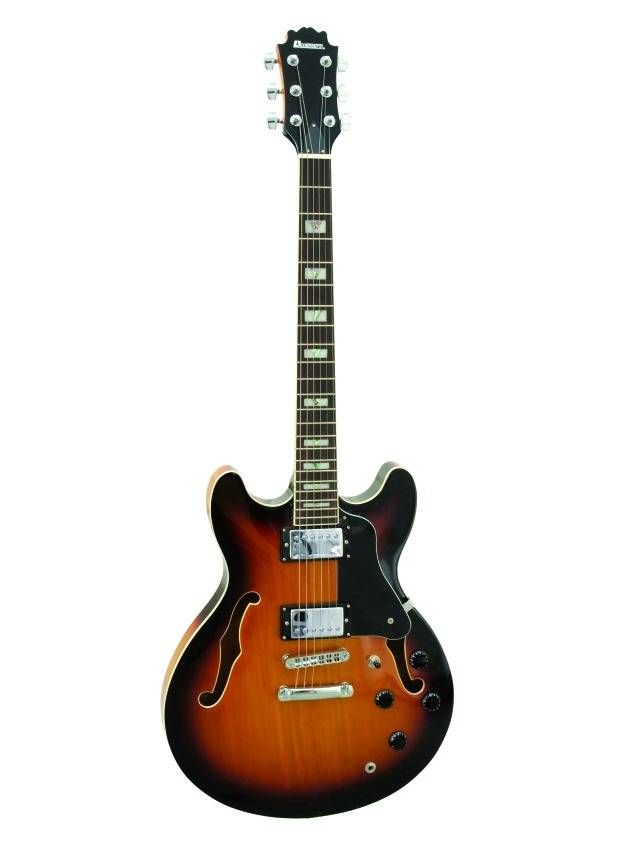 DIMAVERY SA 610 Jazz Gitarre, Vint.Sunburst