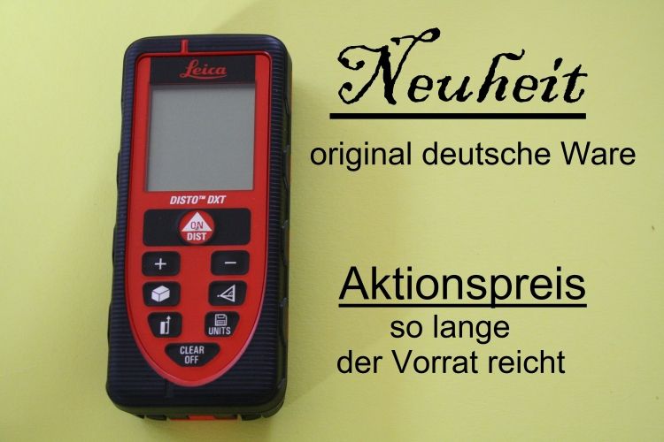 Leica Disto DXT, Distanzmessgerät