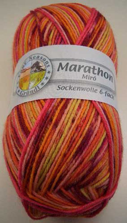 Miró Marathon 6fach Sockenwolle Strumpfwolle Gründl Wolle 150 g