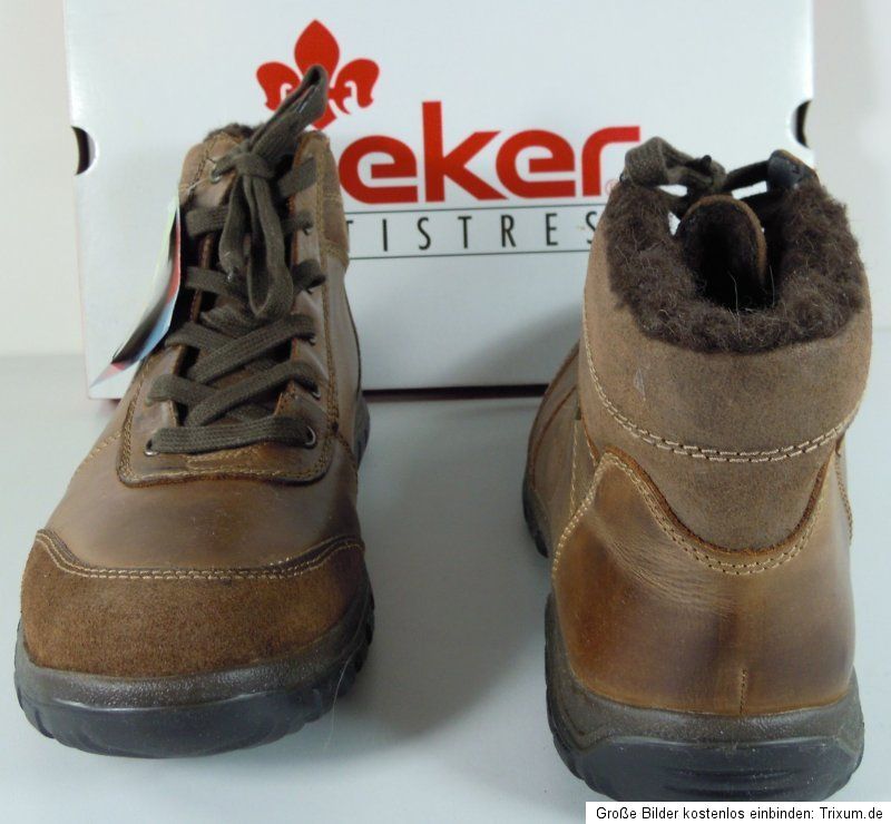 Rieker Rob 34141 24 Herren Winter Stiefel Gefüttert Gr.45 NEU