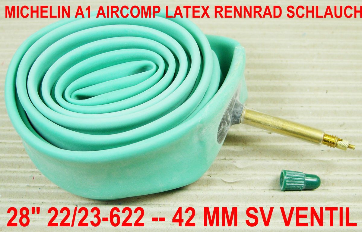 AIRCOMP LATEX RENNRAD SCHLAUCH   28 22/23 622 42 MM SV VENTIL