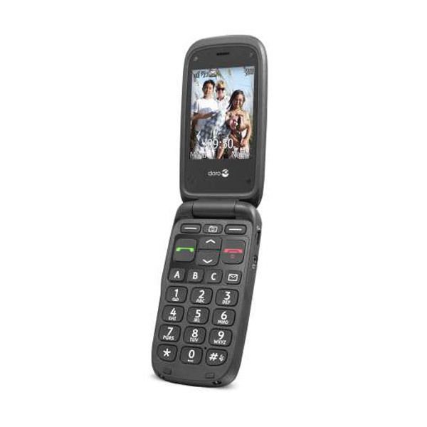 Doro PhoneEasy 612 Klapphandy schwarz schwarz