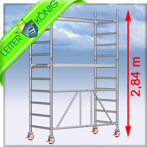 Layher Gerüst Zifa 621 Rollgerüst Fahrgerüst 3,65 m