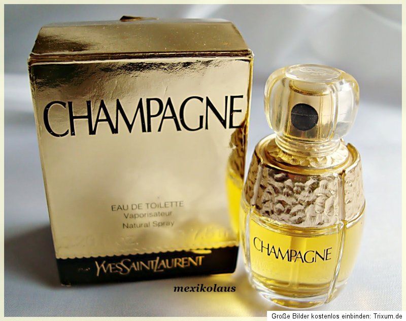 Champagne / Yves Saint Laurent EdT 7,5ml Spray OVP Miniatur