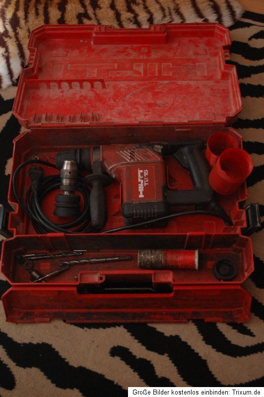 Hilti TE 15 Bohrmaschine mit schnellspanfutter bohrer hilti original