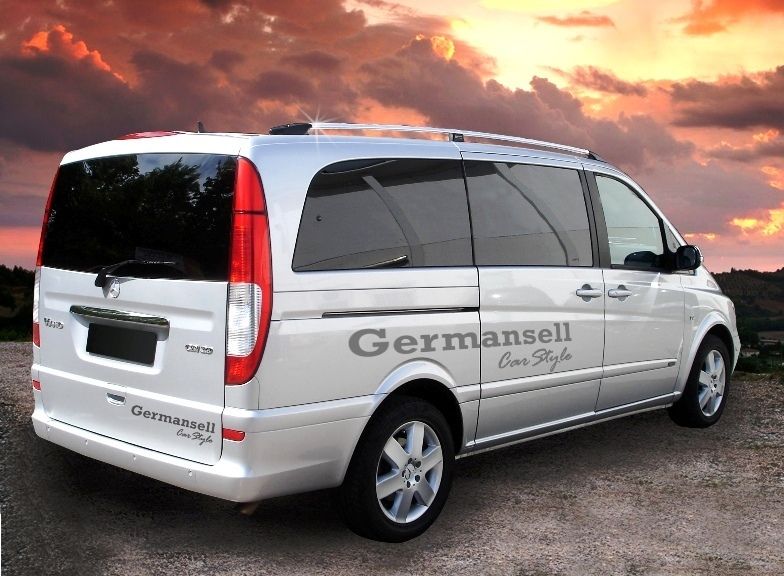 MERCEDES W639 VIANO KOMPAKT ALUMINIUM DACHRELING DACHTRÄGER mit TÜV