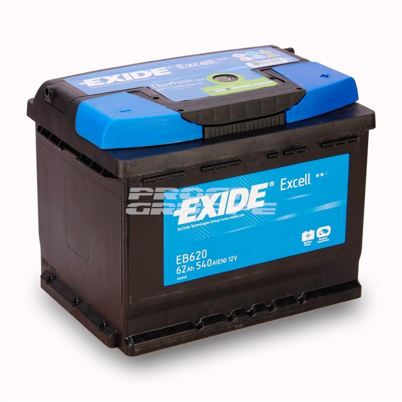 EXIDE EXCELL / 62Ah / Autobatterie / Starterbatterie / Batterie