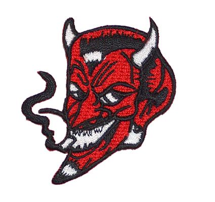 A638 Aufnäher ed Rockabilly 13 Old Lucky Tattoo DEVIL